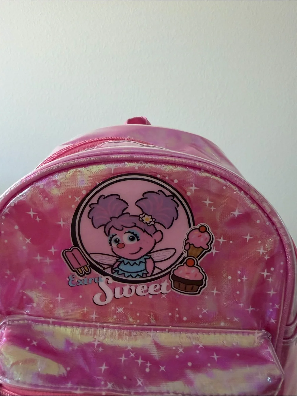Sesame Street Abby Cadabby Pink Sparkle Mini Backpack